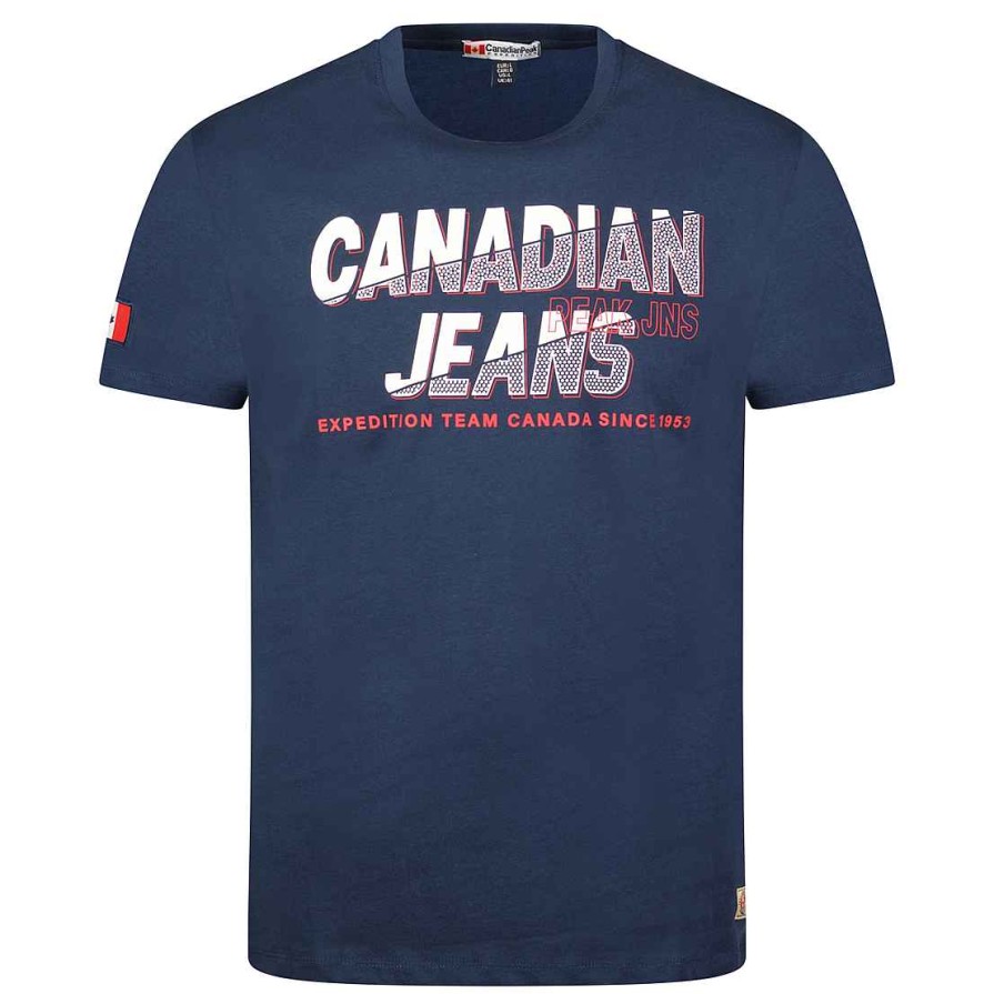 Herren Canadian Peak T-Shirt | Jaspereak Navy Rm Herren 249