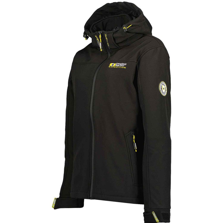 Damen Canadian Peak Soft Shell | Takeneak Lady Black Rm Bs 009