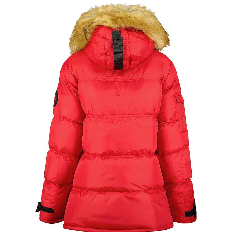 Damen Canadian Peak Parka | Bonamai Red Rm Lady 021