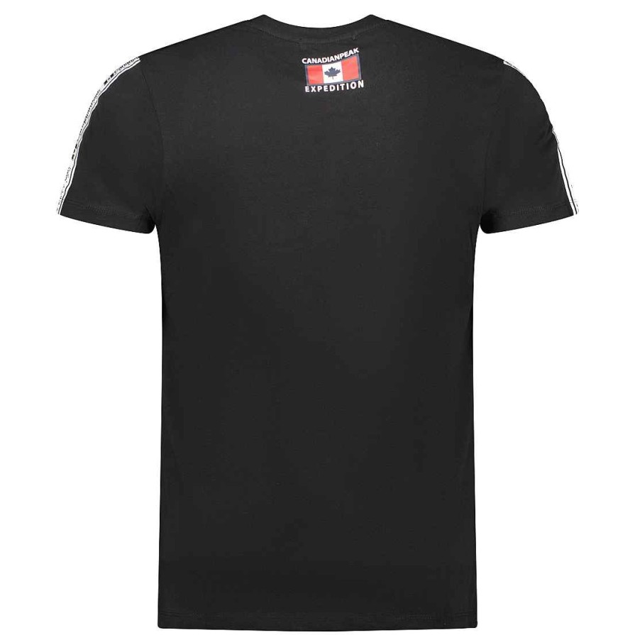 Herren Canadian Peak T-Shirt | Javengeak Black Rm Herren 249