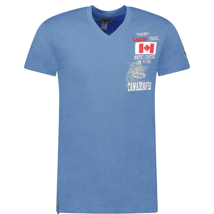 Herren Canadian Peak T-Shirt | Jantrail Denim Rm Cp Herren 249