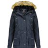 Damen Canadian Peak Parka | Acheak Navy Cp Rm Lady 068