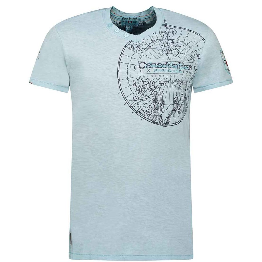 Herren Canadian Peak T-Shirt | Jimperableak Sky Blue Rm Herren 249