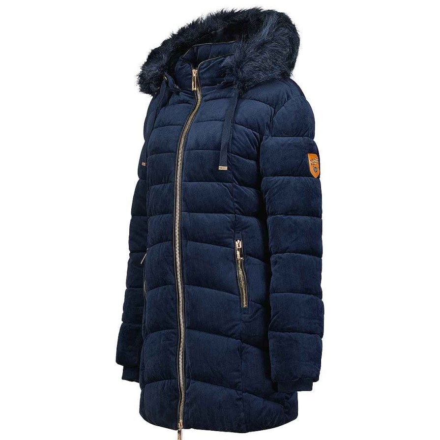 Damen Canadian Peak Parka | Biloveak Long Navy Rm Cp Lady 001