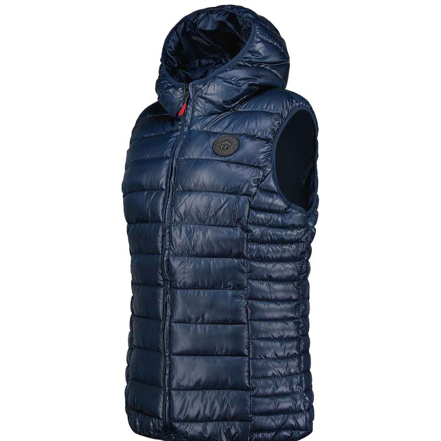 Damen Canadian Peak Weste | Volombiana Weste Kapuze Navy Cp Rm Lady 096