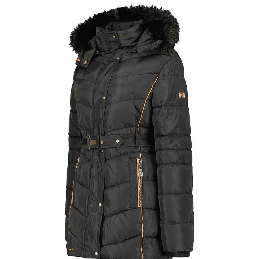 Damen Canadian Peak Parka | Beckmai Black Lady Rm 054