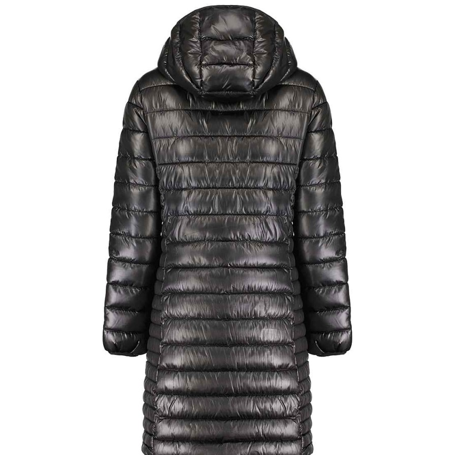 Madchen Canadian Peak Jacke | Colombiana Long Hood Black Girl 096