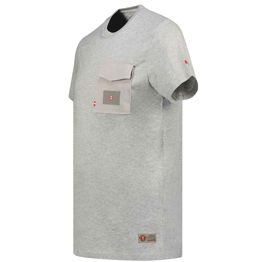 Herren Canadian Peak T-Shirt | Josseak Bgrey Rm Herren 235