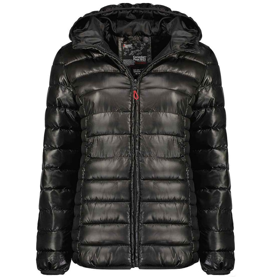 Damen Canadian Peak Jacke | Colombiana Hood Black Lady Rm Cp Bs 096