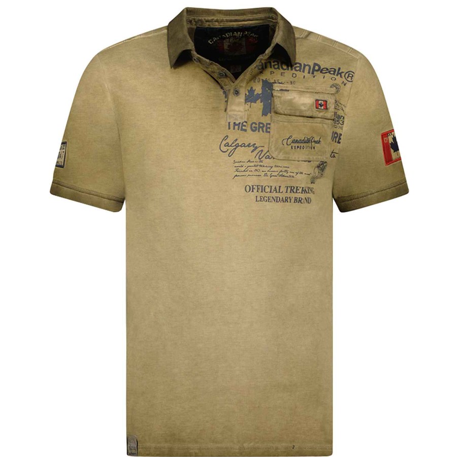 Herren Canadian Peak Polo | Keoneak Khaki Rm Herren 235