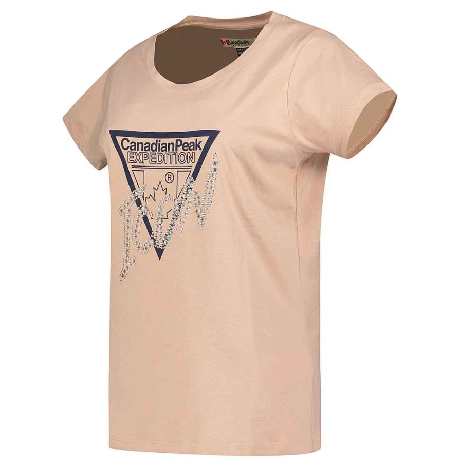 Damen Canadian Peak T-Shirt | Jalimeak Old Pink Rm Lady 249