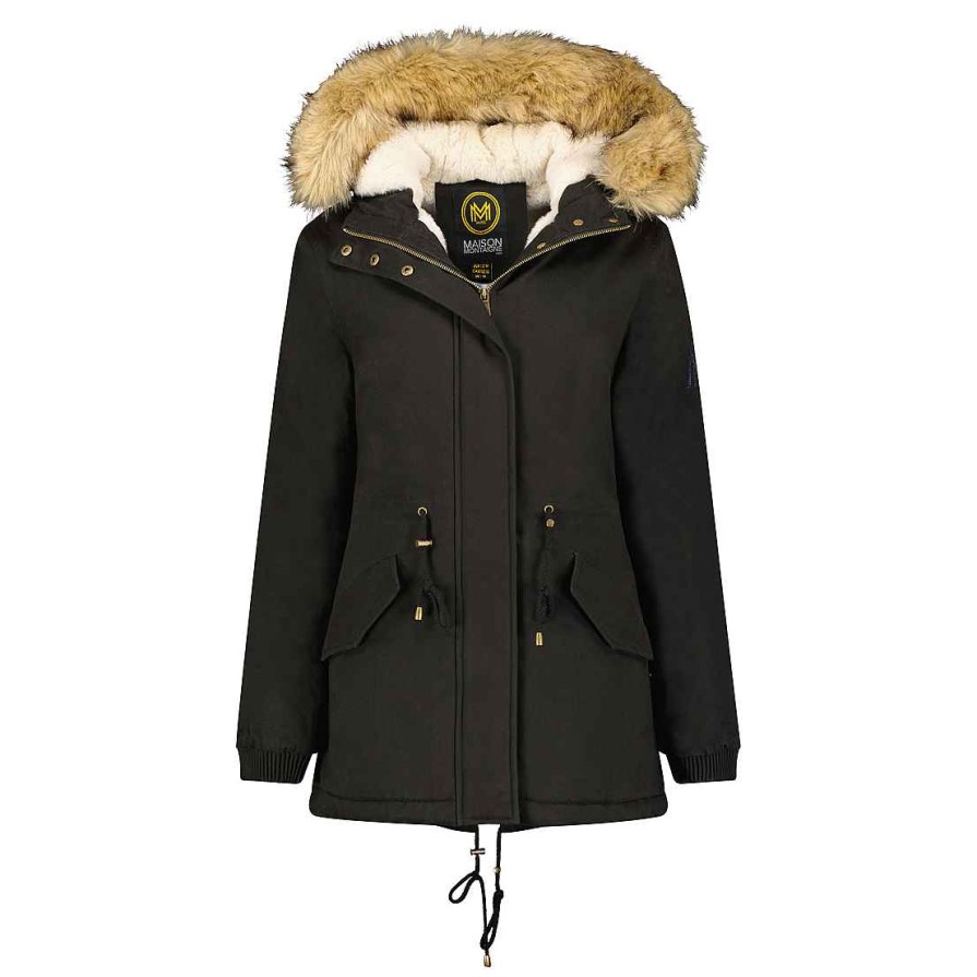 Damen Canadian Peak Parka | Ampumai Black Mt Lady 056