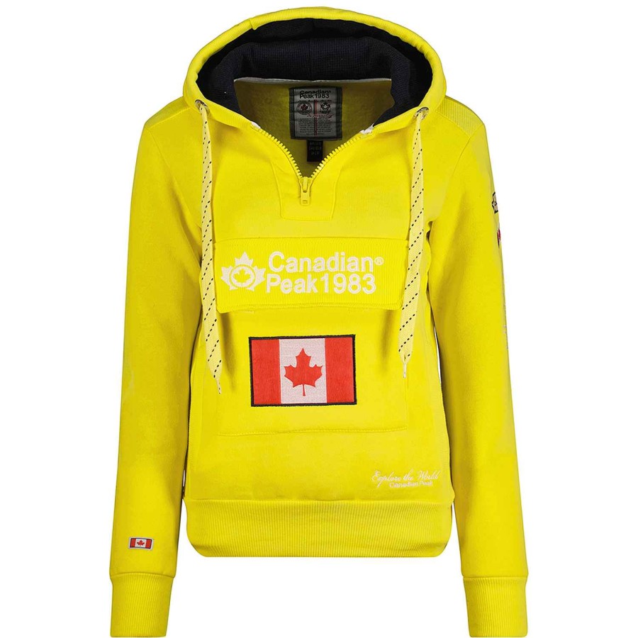 Damen Canadian Peak Schweis | Gyrelle Fluo Yellow Cp Rm Lady 054