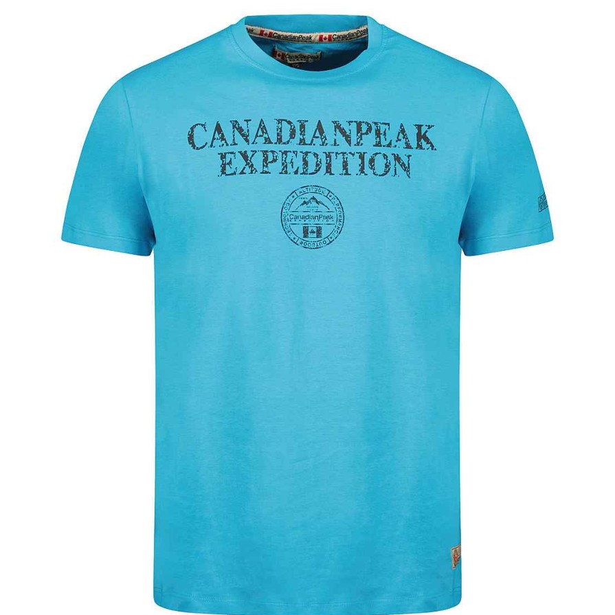 Herren Canadian Peak T-Shirt | Jvickeak Turkis Rm Herren 249