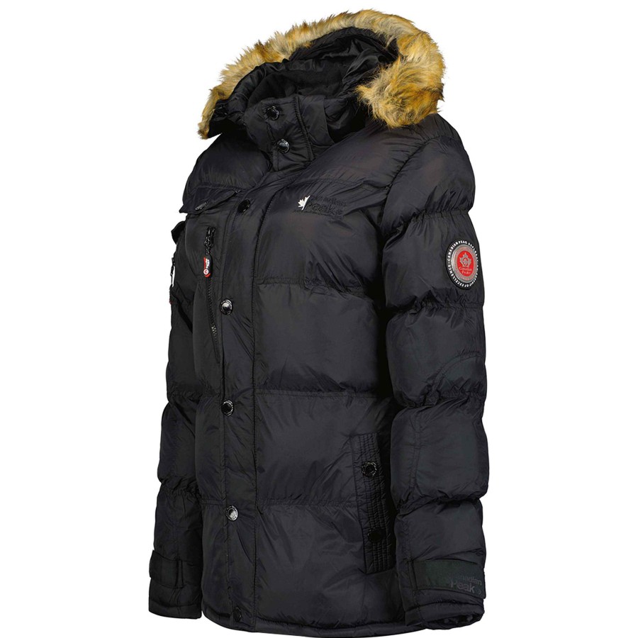 Damen Canadian Peak Parka | Bukka Black Cp Rm Lady 021