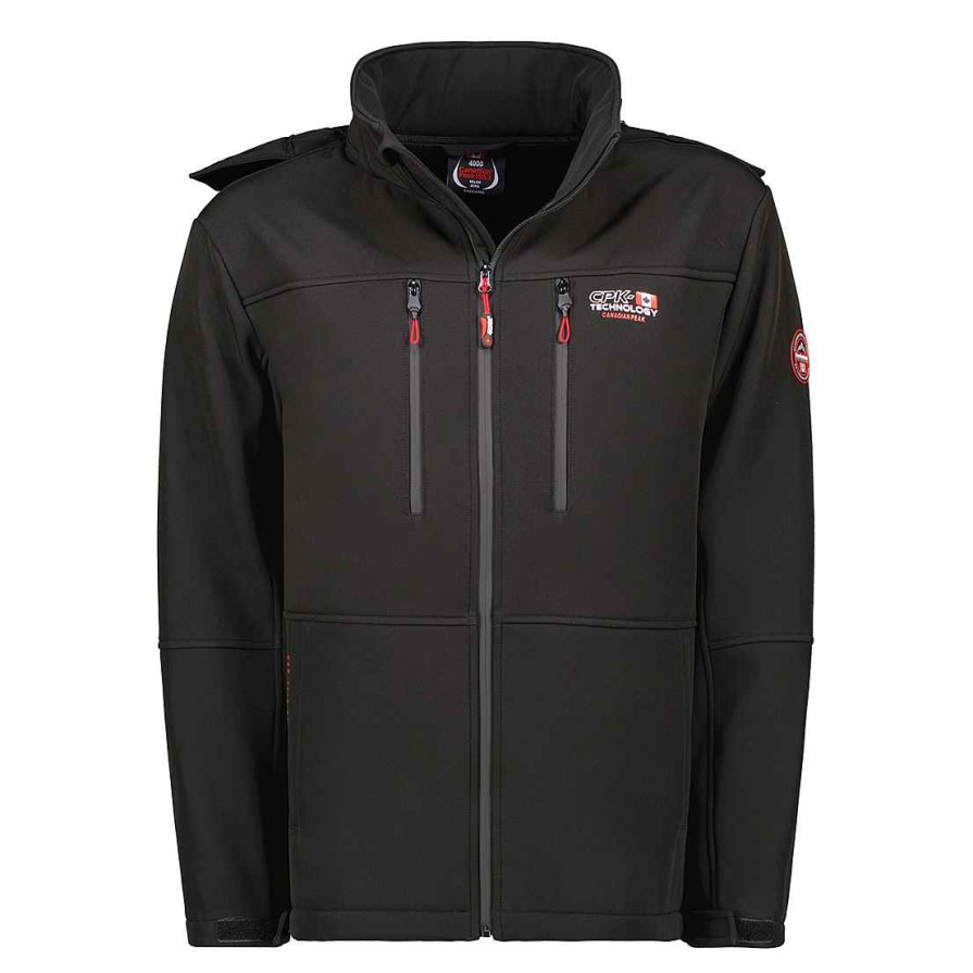 Herren Canadian Peak Soft Shell | Timmexeak Black Rm Herren 056