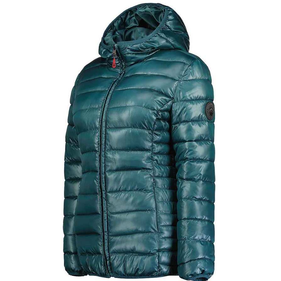 Madchen Canadian Peak Jacke | Colombiana Hood D-Green Girl 096