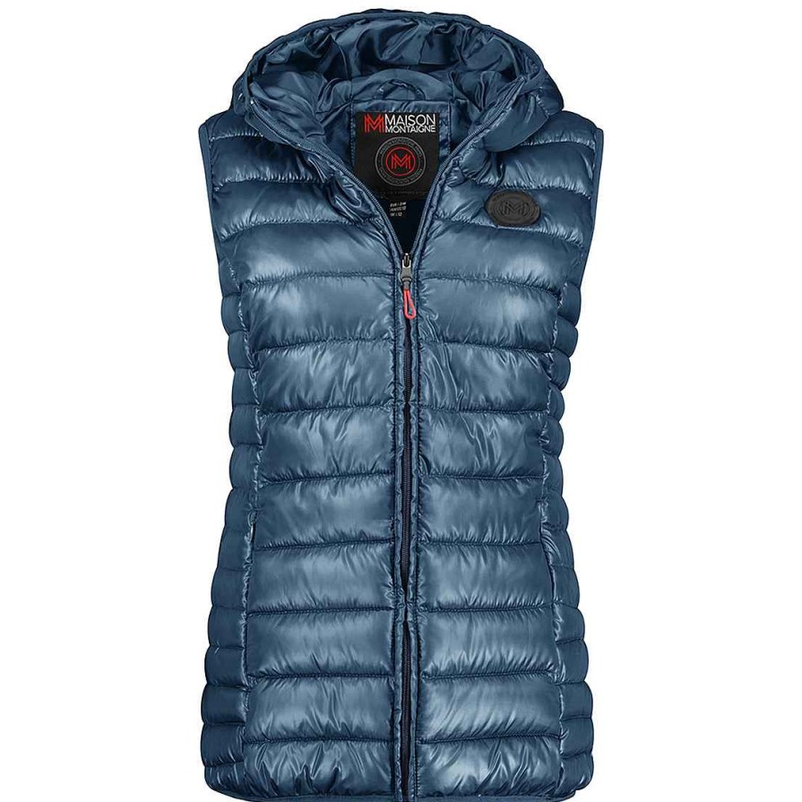 Damen Canadian Peak Weste | Annemai Weste Kapuze Mt Washed Blue Lady 096