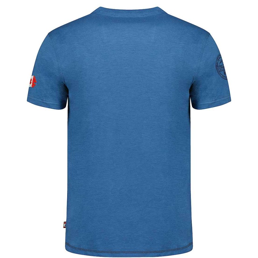 Herren Canadian Peak T-Shirt | Joukeak Blue Rm Herren 254