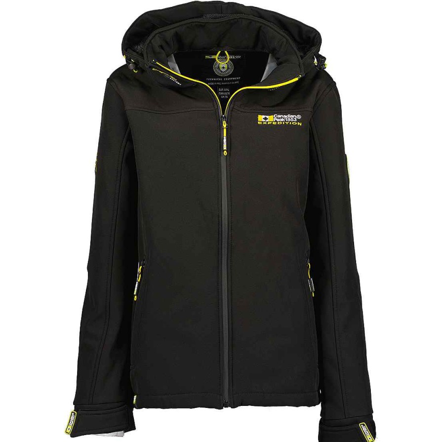 Damen Canadian Peak Soft Shell | Takeneak Lady Black Rm Bs 009