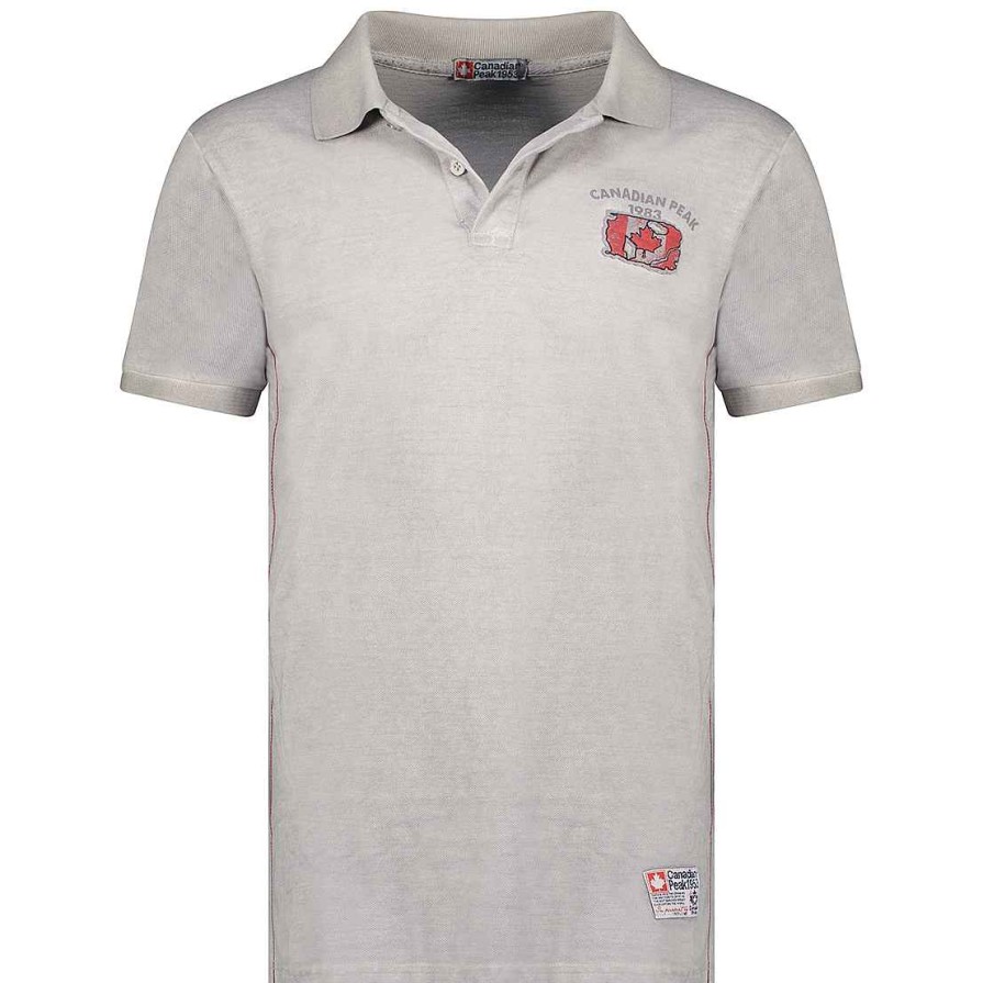 Herren Canadian Peak Polo | Kotzeak Ss Cp B-Grey Herren 100