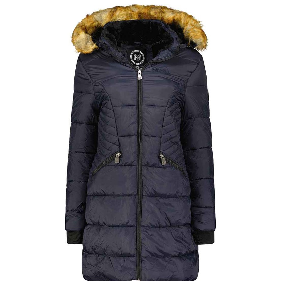 Damen Canadian Peak Parka | Abeimai Rm Navy Lady 001