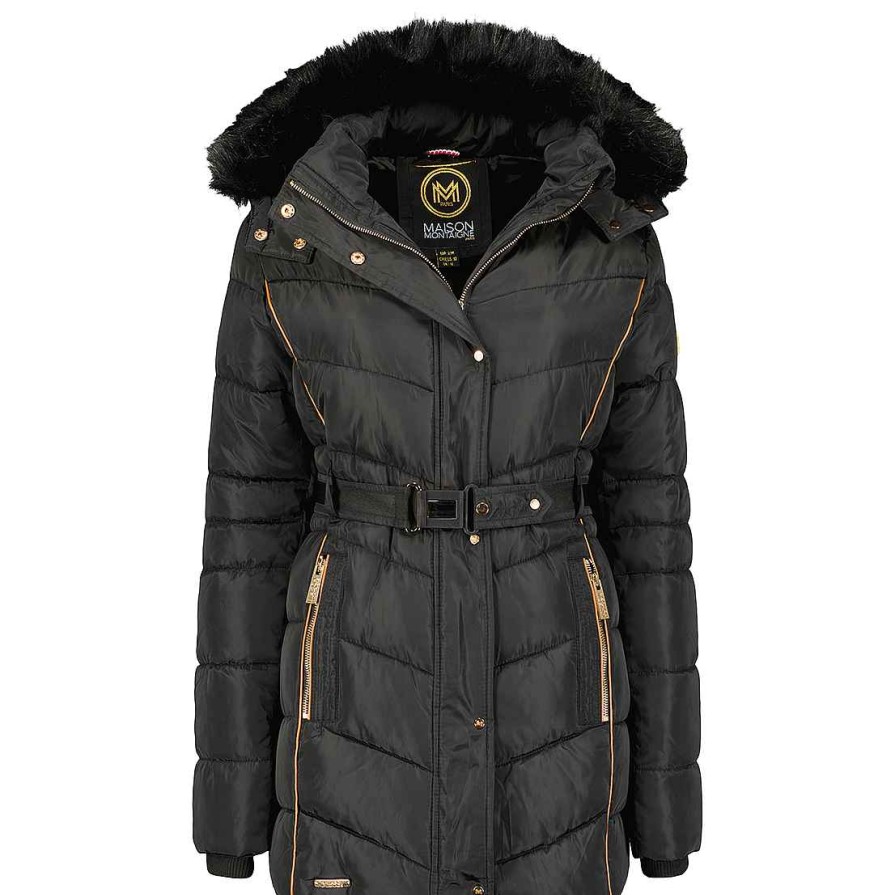 Damen Canadian Peak Parka | Beckmai Black Lady Rm 054