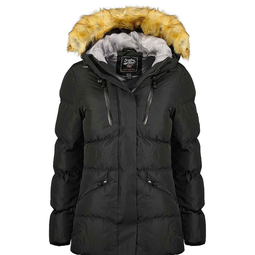 Damen Canadian Peak Parka | Crowneak Black Rm Cp Lady 001