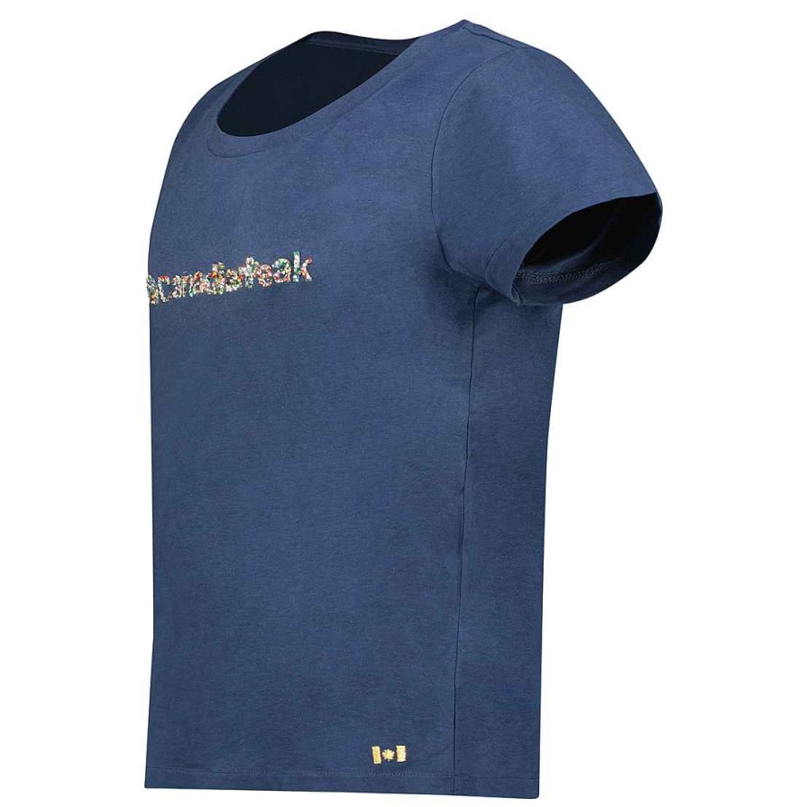 Damen Canadian Peak T-Shirt | Jefolleak Navy Rm Lady 249