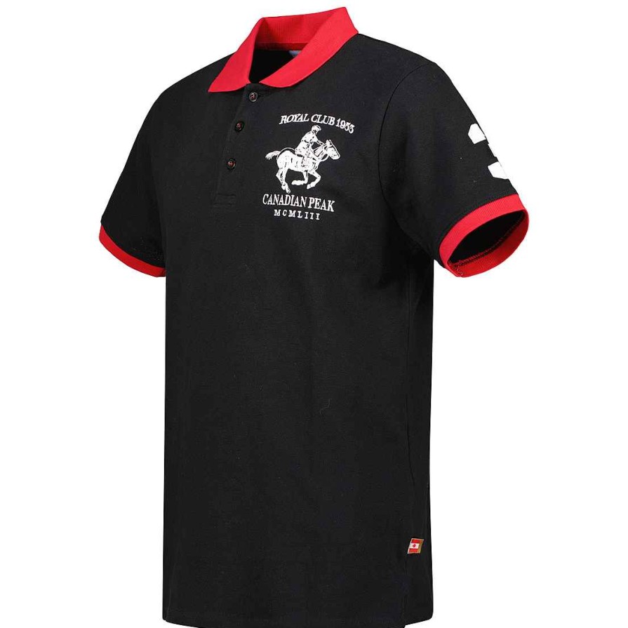 Herren Canadian Peak Polo | Koltoneak Black Rm Herren 419