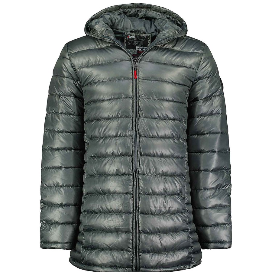 Herren Canadian Peak Jacke | Calendreak Hood Long Dgrey Rm Cp Herren 096