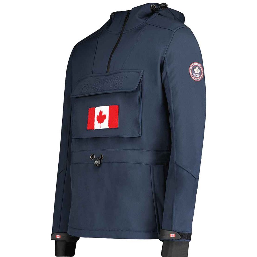 Herren Canadian Peak Soft Shell | Tokano Rpt Bs Cp Navy Herren 005