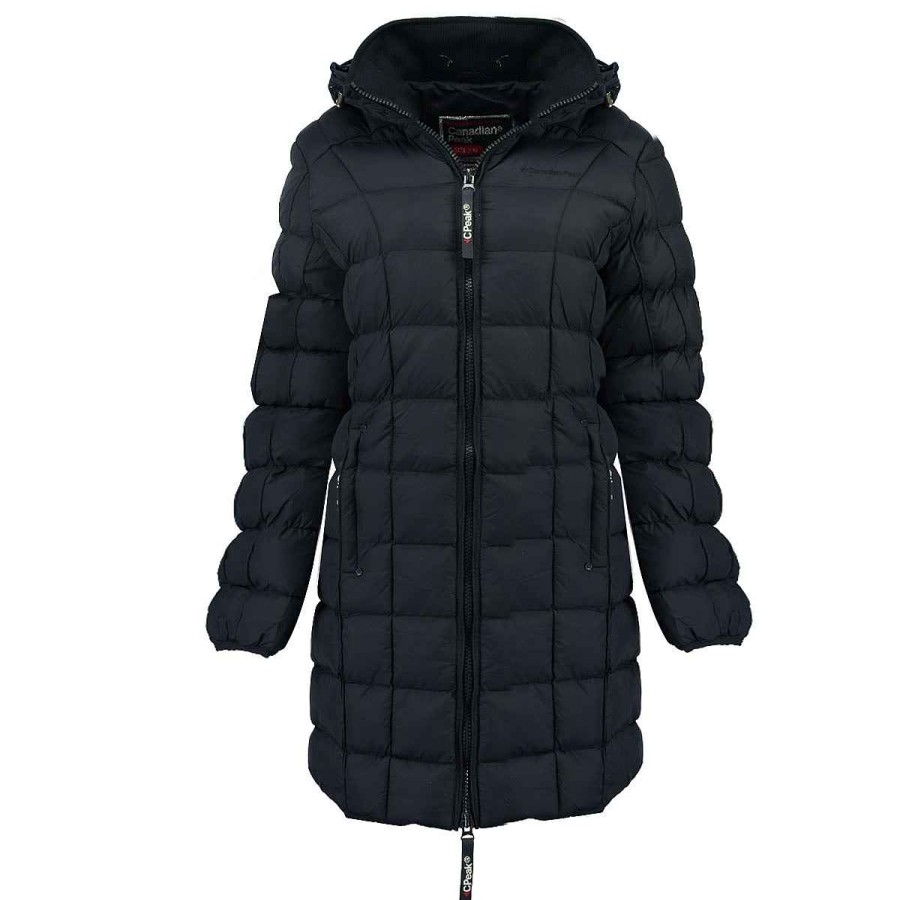 Damen Canadian Peak Jacke | Bambolineak Long Navy Rm Lady 079