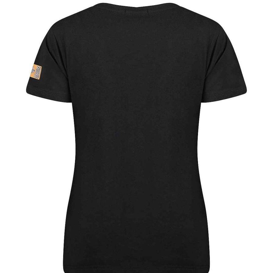 Damen Canadian Peak T-Shirt | Jolileak Black Rm Lady 204