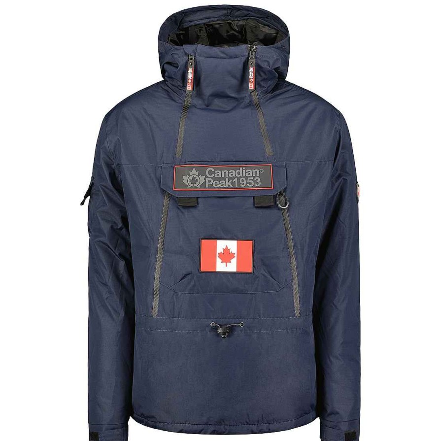 Herren Canadian Peak Parka | Benyamineak Navy Rm Herren 054