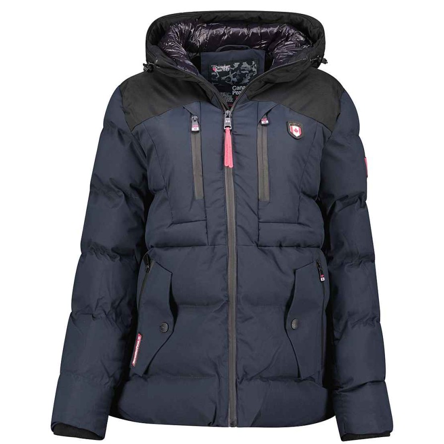 Damen Canadian Peak Parka | Cachoteak Lady Rm Bs Navy Lady 001