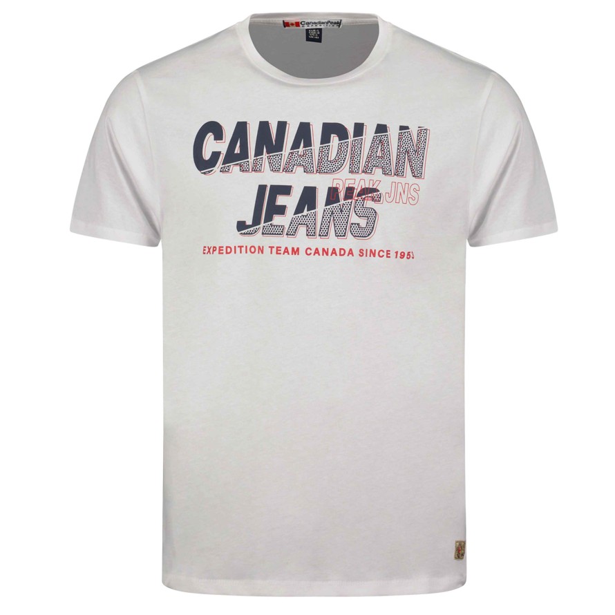 Herren Canadian Peak T-Shirt | Jaspereak White Rm Herren 249