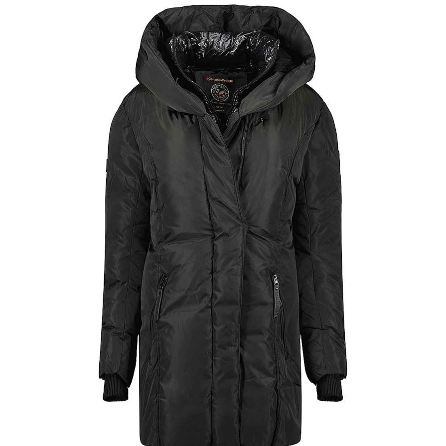 Damen Canadian Peak Parka | Ablackstoneak Black Rm Bs Lady 068