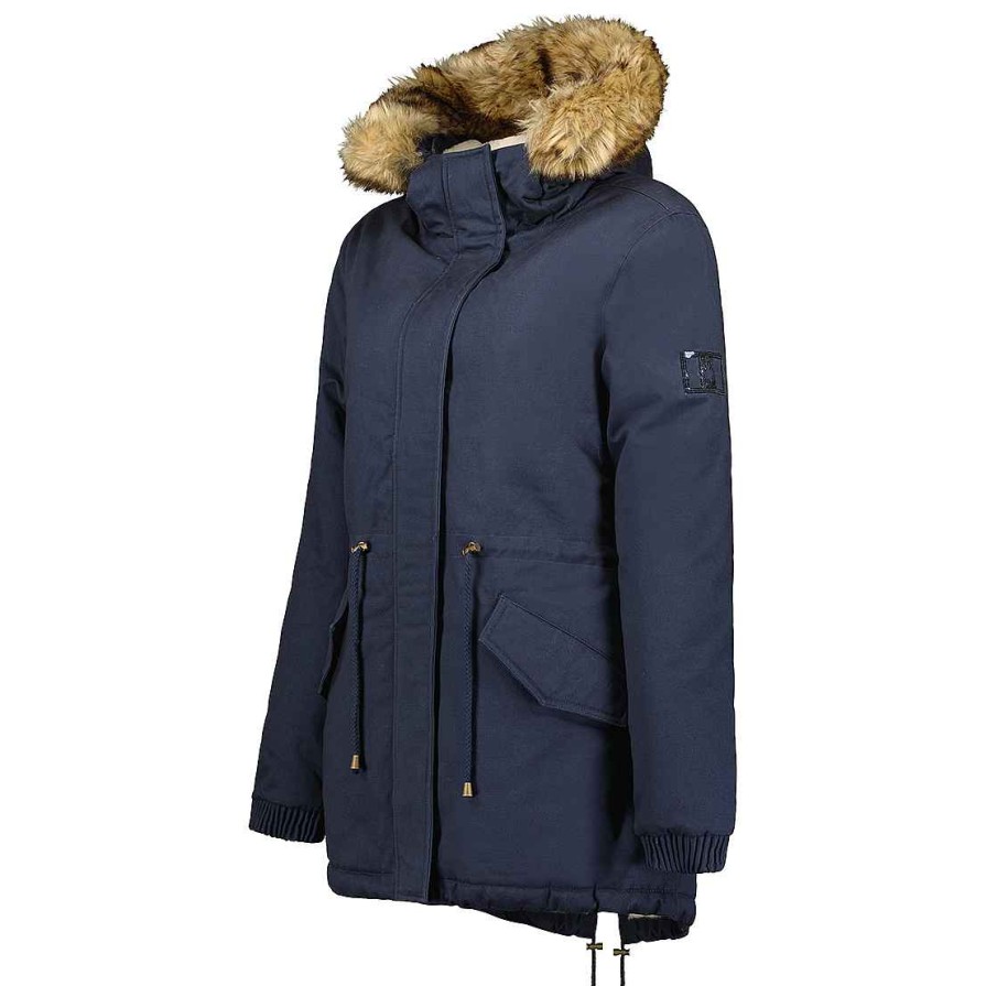 Damen Canadian Peak Parka | Ampurieak Cp Navy Lady 056