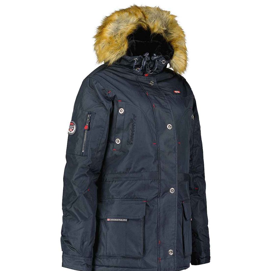 Damen Canadian Peak Parka | Acheak Navy Cp Rm Lady 068