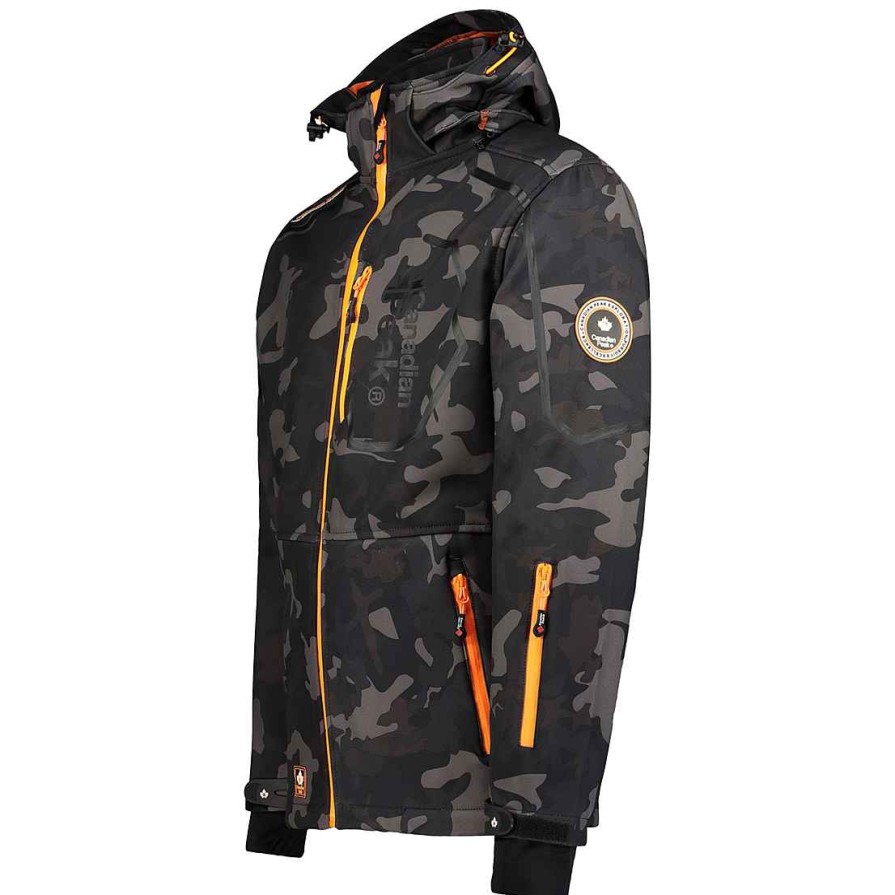 Herren Canadian Peak Soft Shell | Triyuga Camo Herren Cp 007