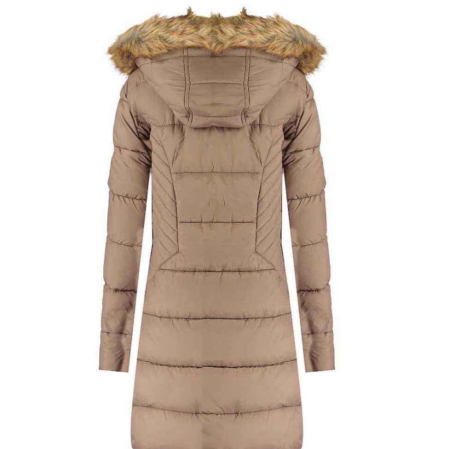 Damen Canadian Peak Parka | Akapeak Taupe Cp Bs2 Rm Lady 001