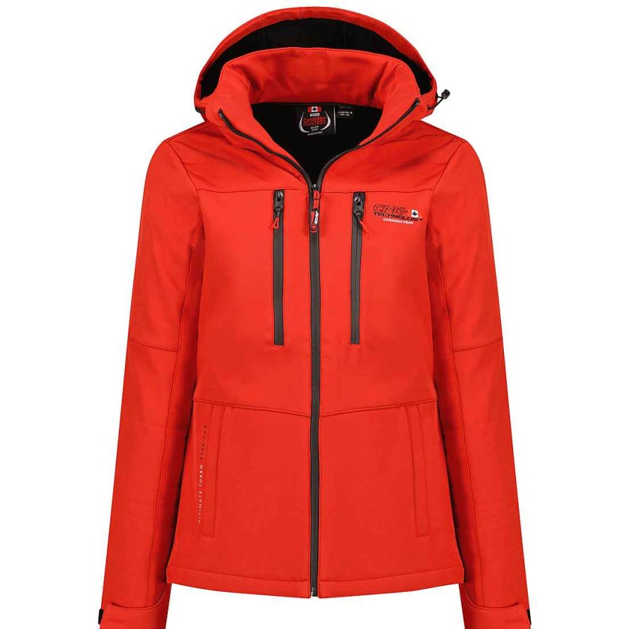 Damen Canadian Peak Soft Shell | Timmexeak Red Rm Lady 068