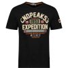 Herren Canadian Peak T-Shirt | Jermaniteak Black Rm Herren 207