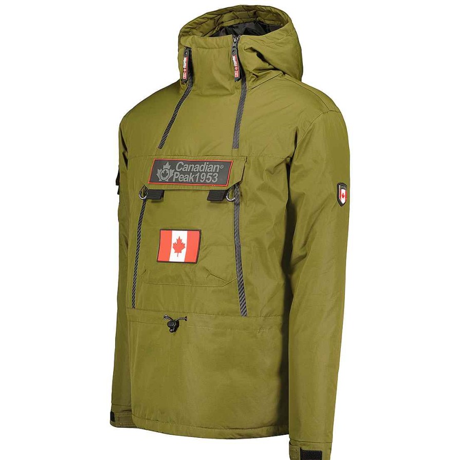 Herren Canadian Peak Parka | Benyamineak Kaki Rm Herren 054