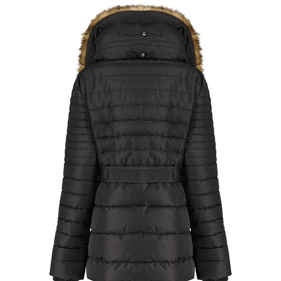 Damen Canadian Peak Parka | Belleneak Black Lady 001 Bs