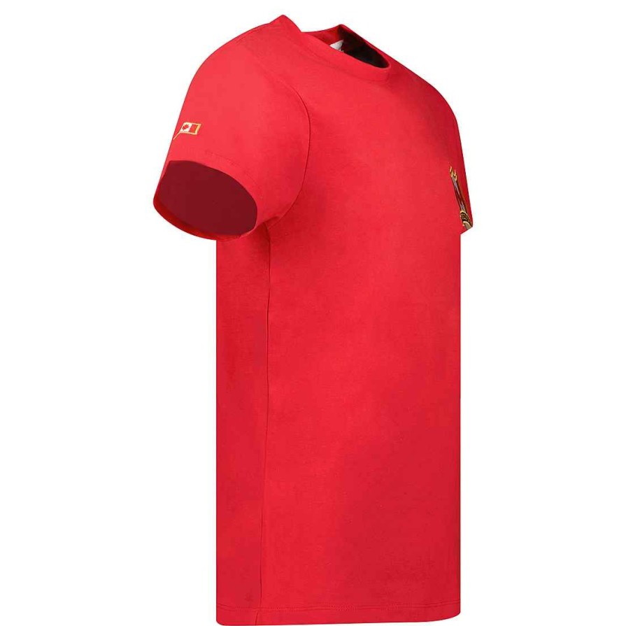 Herren Canadian Peak T-Shirt | Jeganteak Red Rm Herren 249