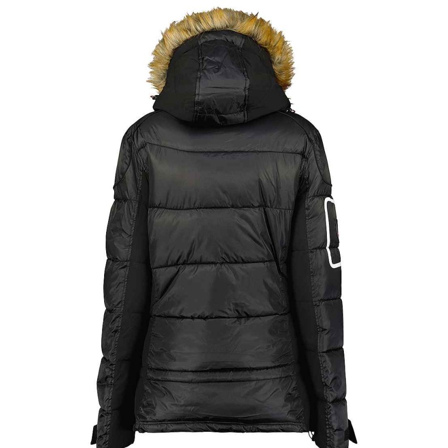 Damen Canadian Peak Parka | Bersileak Rm Black Lady Cp 005