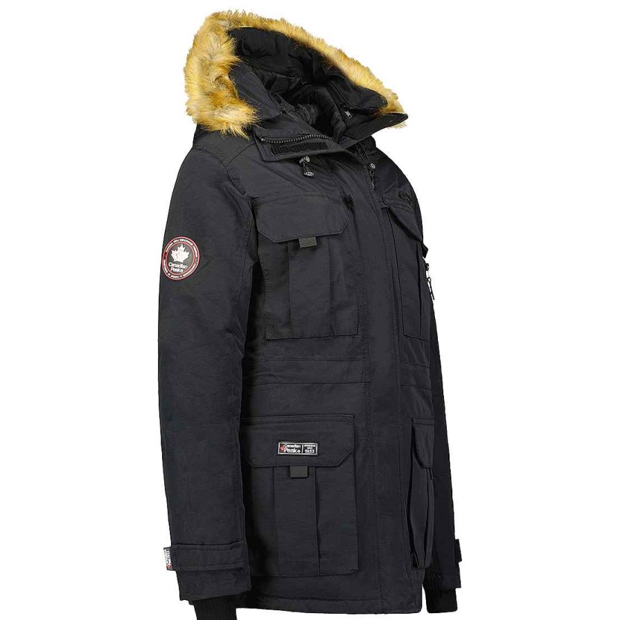 Damen Canadian Peak Parka | Babiloneak Cp Black Lady 054