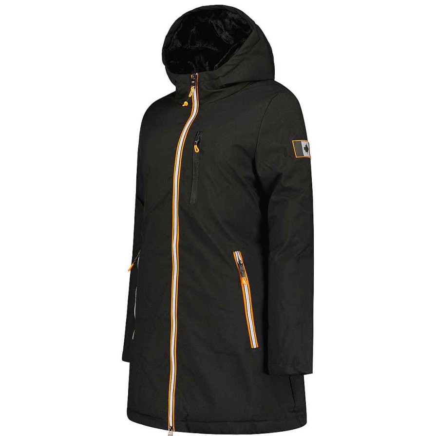 Damen Canadian Peak Parka | Cassimineak Black Rm Lady 001